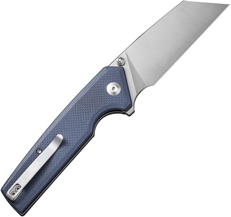 Civivi Amirite Neutral Blue Coarse G10 (3.48" Satin Finished Nitro-V) Folding Knife [C23028-1] - product view 4