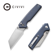 Civivi Amirite Neutral Blue Coarse G10 (3.48" Satin Finished Nitro-V) Folding Knife [C23028-1] - product view 7