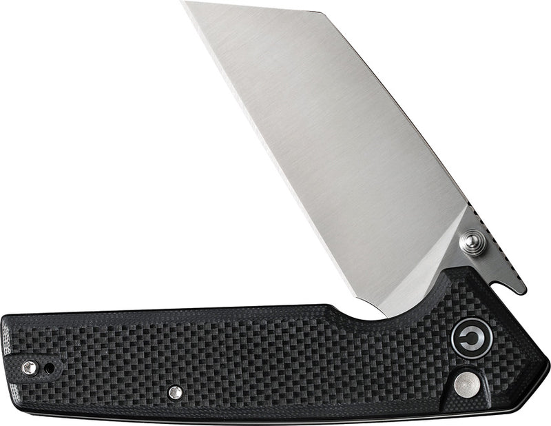 Civivi Amirite Black Coarse G10 (3.48" Satin Finished Nitro-V) Folding Knife [C23028-2] - product view 3