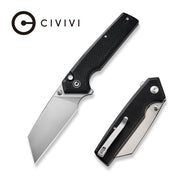 Civivi Amirite Black Coarse G10 (3.48" Satin Finished Nitro-V) Folding Knife [C23028-2] - product view 7