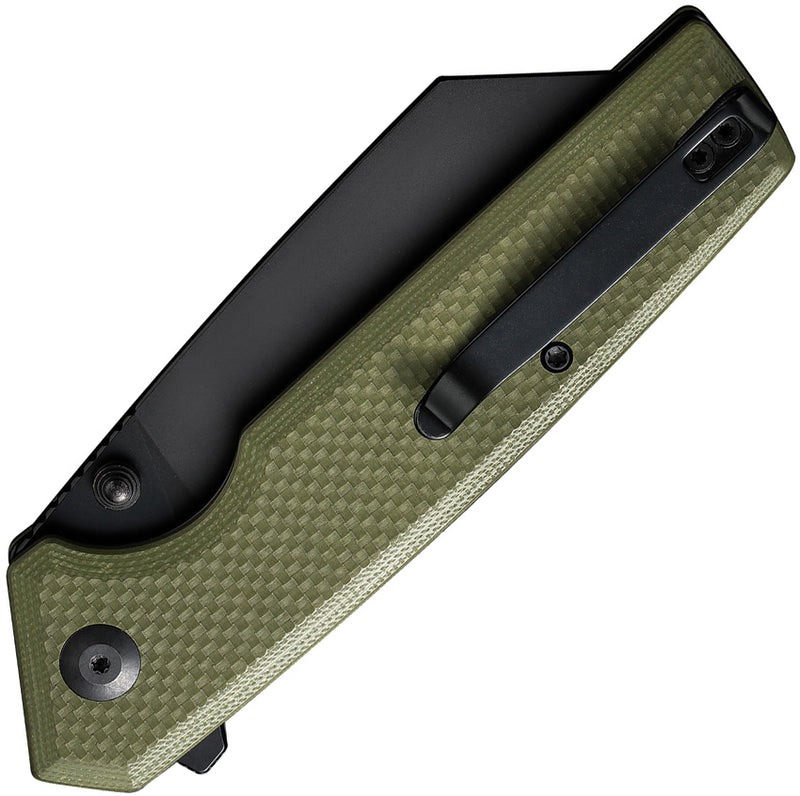 Civivi Amirite OD Green Coarse G10 (3.48" Black Nitro-V) Folding Knife [C23028-3] - product view 2