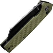 Civivi Amirite OD Green Coarse G10 (3.48" Black Nitro-V) Folding Knife [C23028-3] - product view 4
