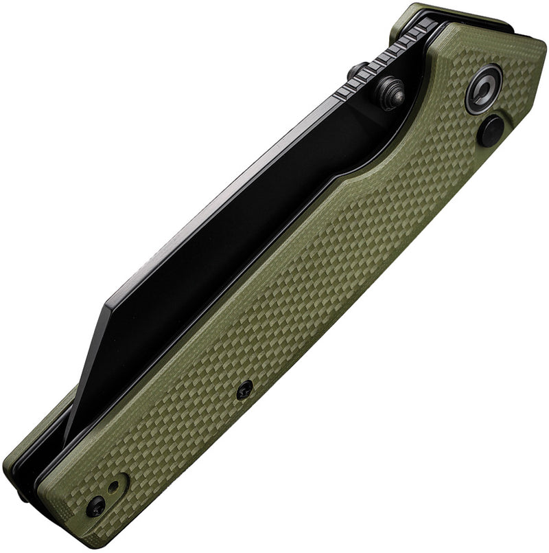 Civivi Amirite OD Green Coarse G10 (3.48" Black Nitro-V) Folding Knife [C23028-3] - product view 4