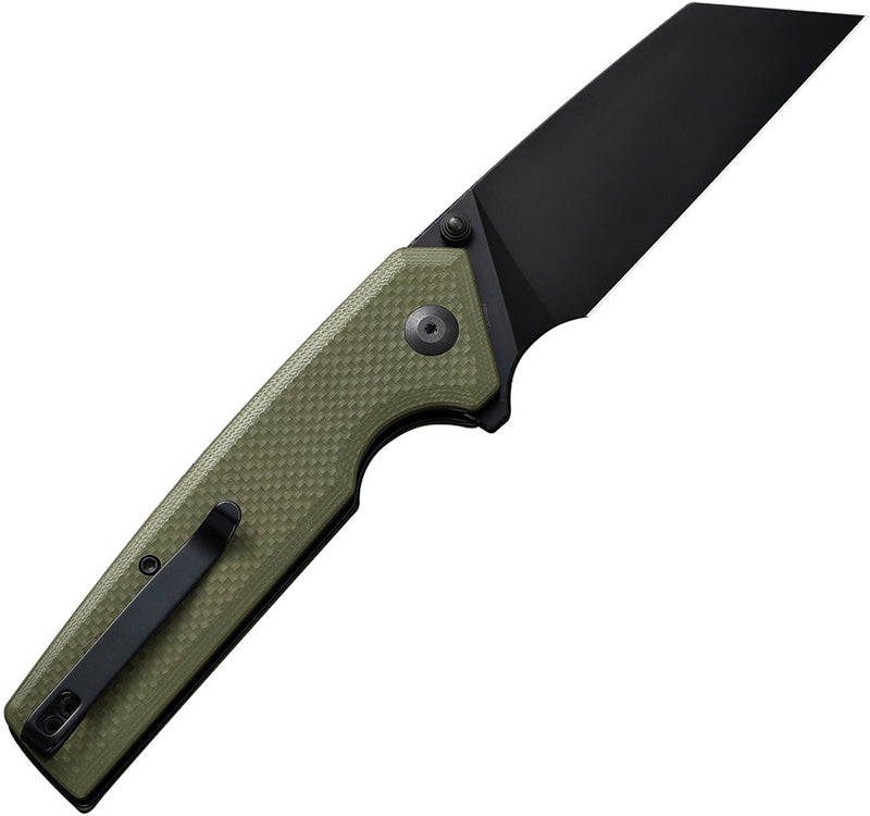 Civivi Amirite OD Green Coarse G10 (3.48" Black Nitro-V) Folding Knife [C23028-3] - product view 6
