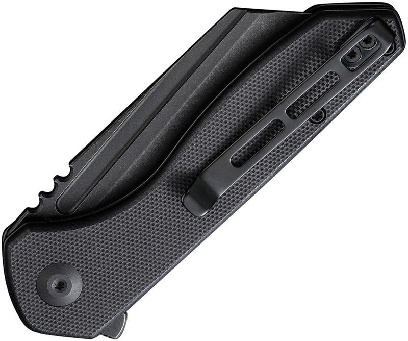 Civivi ExOne Linerlock Black G10 Folding Knife [C23036-1]