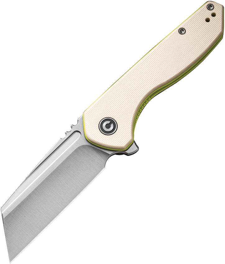 Civivi ExOne Ivory G10 (2.94" Satin Finished Nitro-V) Folding Knife [C23036-2] - product view 1