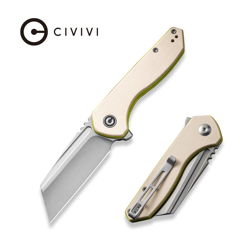Civivi ExOne Ivory G10 (2.94" Satin Finished Nitro-V) Folding Knife [C23036-2] - product view 7