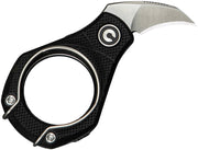 Civivi Pyrus Black G10 (0.65" Satin Finished 14C28N) Folding Knife [C23038-2] - product view 1
