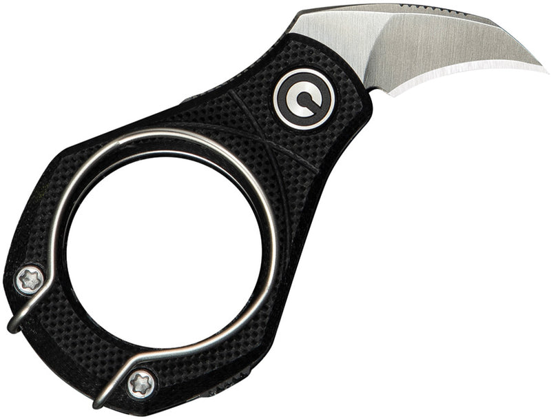 Civivi Pyrus Black G10 (0.65" Satin Finished 14C28N) Folding Knife [C23038-2] - product view 1