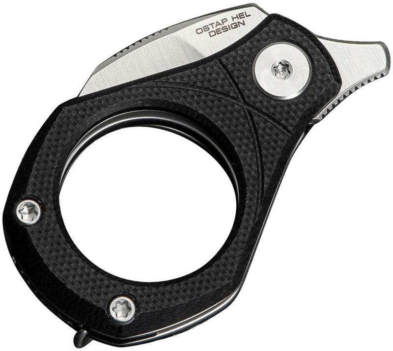 Civivi Pyrus Black G10 (0.65" Satin Finished 14C28N) Folding Knife [C23038-2] - product view 2