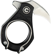 Civivi Pyrus Black G10 (0.65" Satin Finished 14C28N) Folding Knife [C23038-2] - product view 3