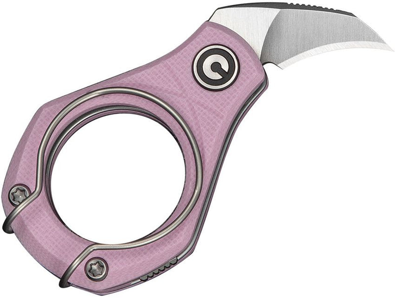 Civivi Pyrus Utility Slip Joint Pink Folding Knife [C23038-5]
