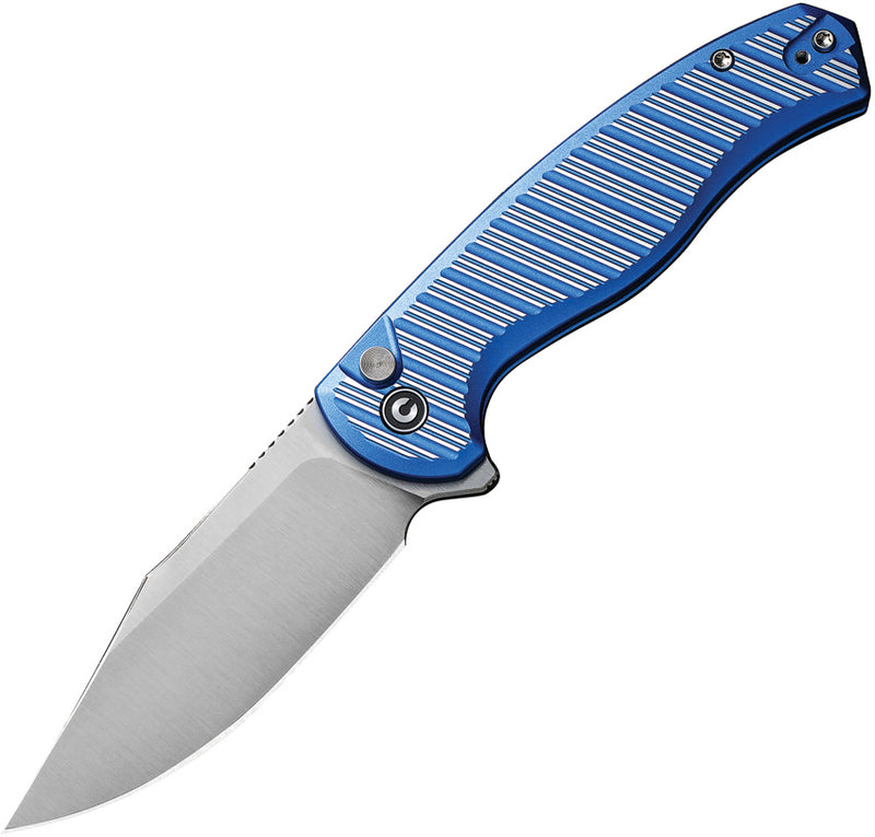Civivi Stormhowl Bright Blue, Satin Flat Aluminum (3.3" Satin Finished Nitro-V) Folding Knife [ C23040B-2] - product view 1