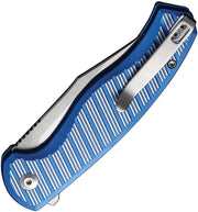 Civivi Stormhowl Bright Blue, Satin Flat Aluminum (3.3" Satin Finished Nitro-V) Folding Knife [ C23040B-2] - product view 2