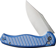 Civivi Stormhowl Bright Blue, Satin Flat Aluminum (3.3" Satin Finished Nitro-V) Folding Knife [ C23040B-2] - product view 5