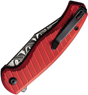 Civivi Stormhowl Red Aluminum (3.3" / Damascus) Folding Knife [C23040B-DS1] - product view 2