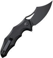 Civivi Chiro Black Shredded G10 (3.1" Black Stonewashed 14C28N) Folding Knife [C23046-1] - product view 3
