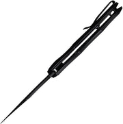 Civivi Chiro Black Shredded G10 (3.1" Black Stonewashed 14C28N) Folding Knife [C23046-1] - product view 5