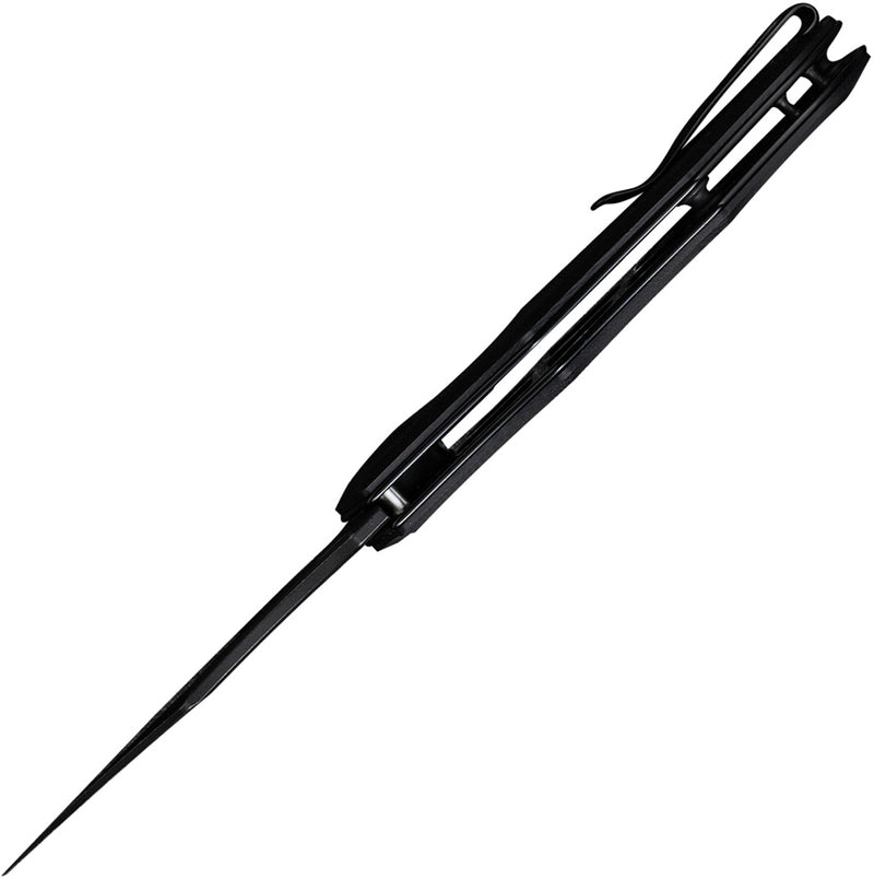 Civivi Chiro Black Shredded G10 (3.1" Black Stonewashed 14C28N) Folding Knife [C23046-1] - product view 5