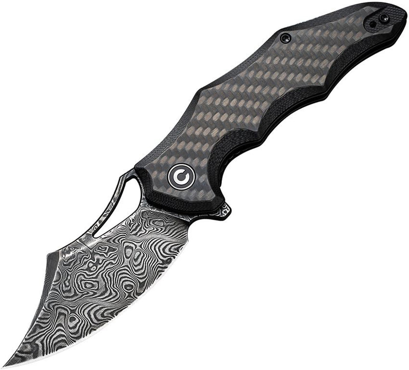 Civivi Chiro Linerlock Damascus Folding Knife [C23046-DS1]