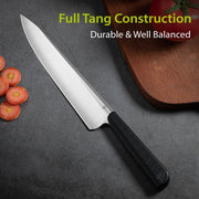 Civivi Cibus Black G10 (7.87" Satin Finished 14C28N) Kitchen Knife [C23048-1] - product view 5