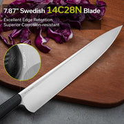 Civivi Cibus Black G10 (7.87" Satin Finished 14C28N) Kitchen Knife [C23048-1] - product view 7