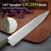 Civivi Cibus OD Green G10 (7.87" Satin Finished 14C28N) Kitchen Knife [C23048-2] - product view 7