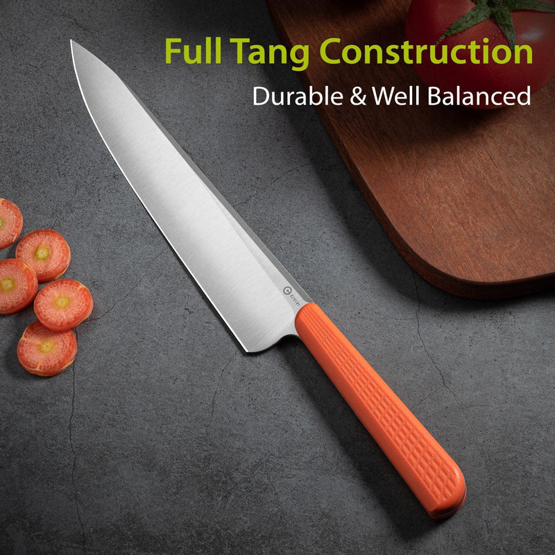 Civivi Cibus Orange G10 (7.87" Satin Finished 14C28N) Kitchen Knife [C23048-3] - product view 6