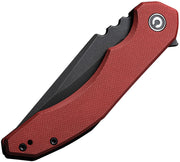Civivi Bluetick Burgundy G10 (3.47" Black Stonewashed 14C28N) Folding Knife [C23050-2] - product view 6