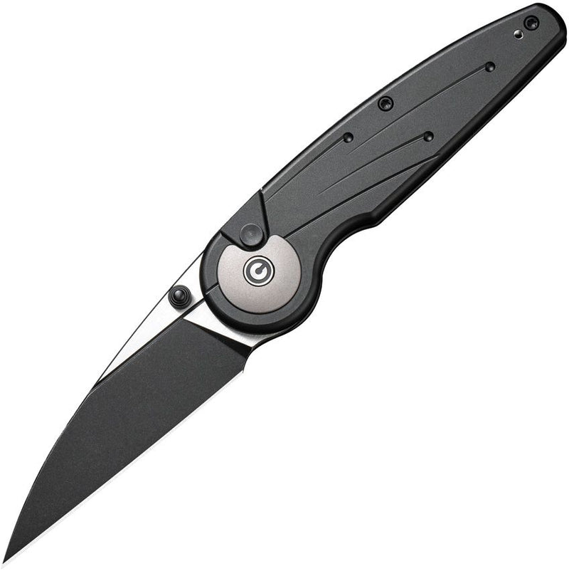 Civivi Starflare Button Lock Black Folding Knife [C23052-1]