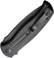 Civivi Incindie Black G10 (3.48" Black Stonewashed 14C28N) Folding Knife [C23053-1] - product view 2