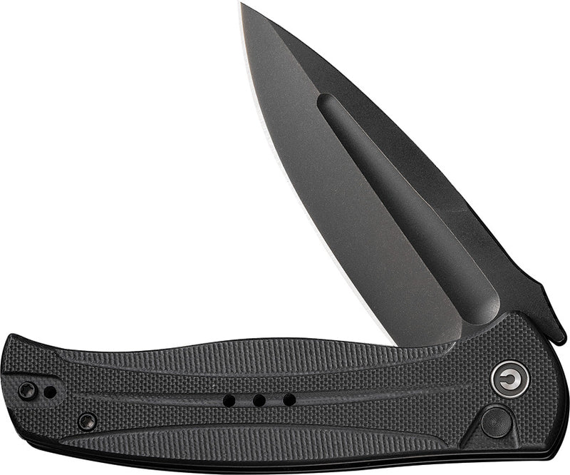Civivi Incindie Black G10 (3.48" Black Stonewashed 14C28N) Folding Knife [C23053-1] - product view 3