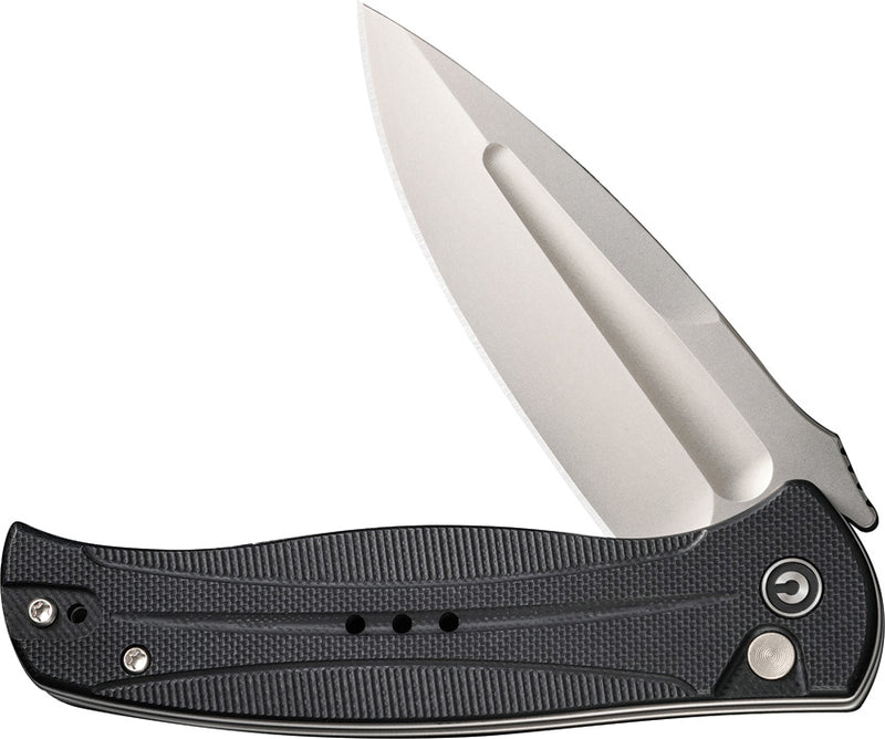 Civivi Incindie Black G10 (3.48" Stonewashed 14C28N) Folding Knife [C23053-3] - product view 3