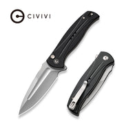 Civivi Incindie Black G10 (3.48" Stonewashed 14C28N) Folding Knife [C23053-3] - product view 5