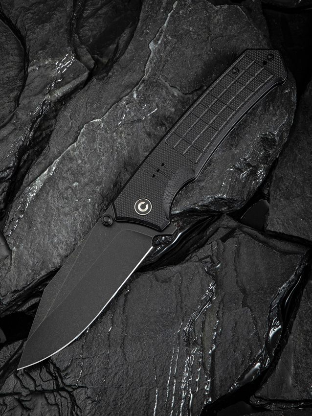 Civivi Tacticorix Linerlock Black Folding Knife [C23055-1]