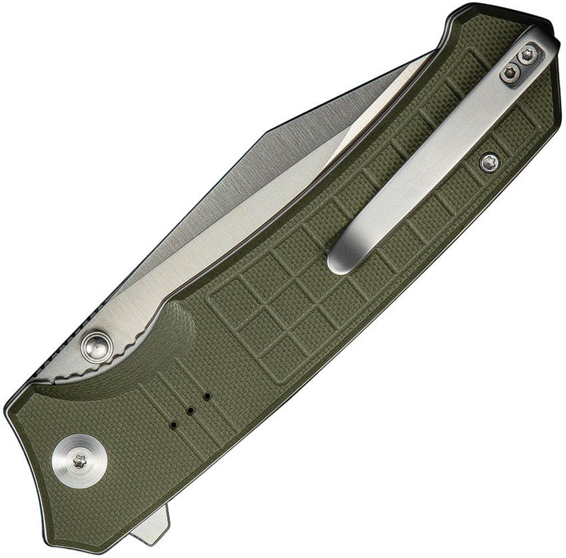 Civivi Tacticorix Linerlock Green Folding Knife [C23055-2]
