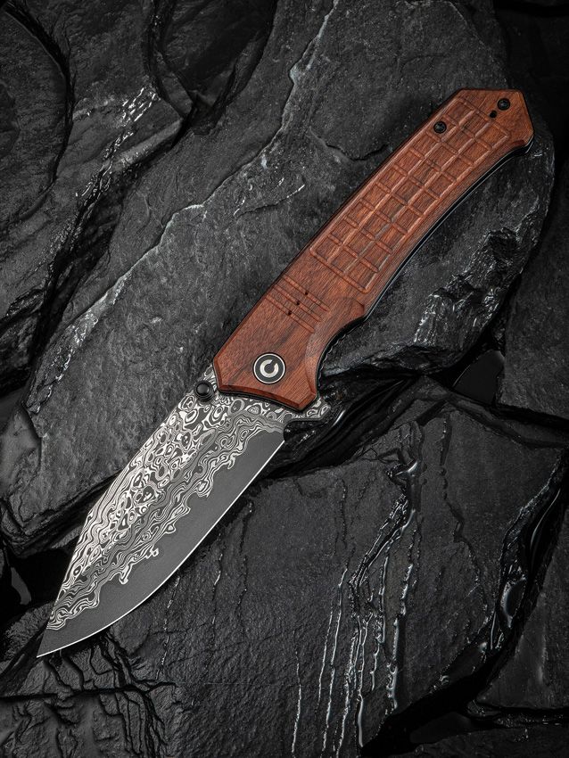Civivi Tacticorix Linerlock Wood Folding Knife [C23055-DS1]