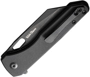 Civivi Nugz Black G10 (3.17" Black Stonewashed 14C28N) Folding Knife [C23060-1] - product view 2
