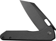 Civivi Nugz Black G10 (3.17" Black Stonewashed 14C28N) Folding Knife [C23060-1] - product view 3