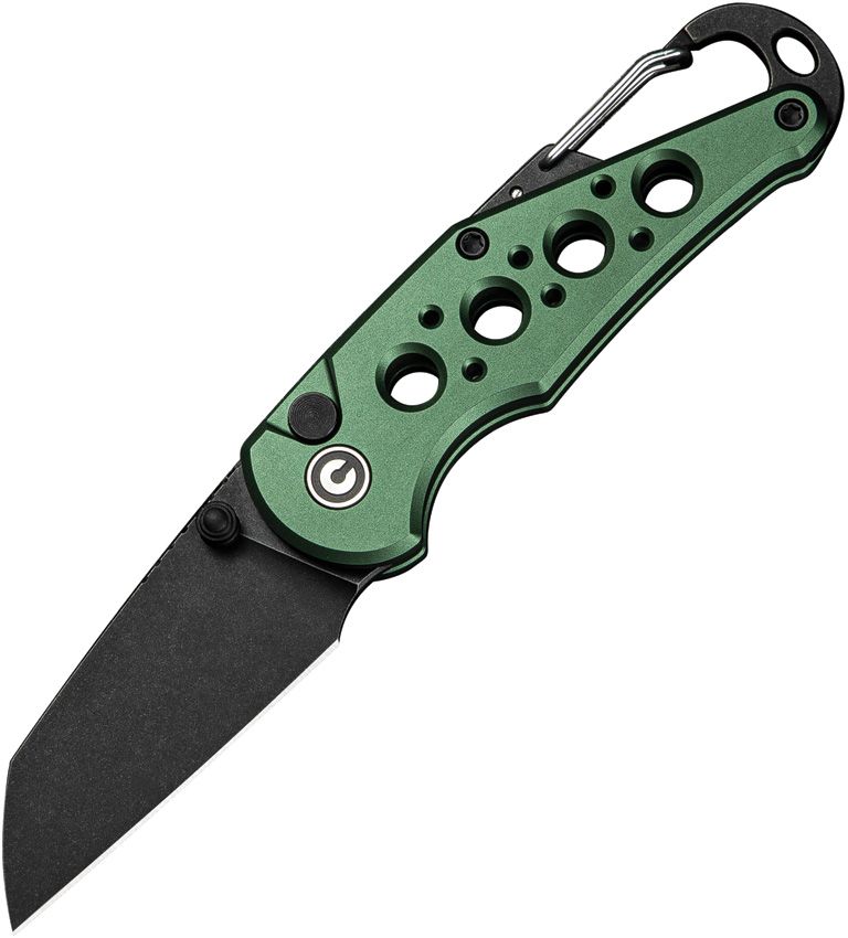 Civivi Pragma Button Lock Green Folding Knife [C23062B-3]