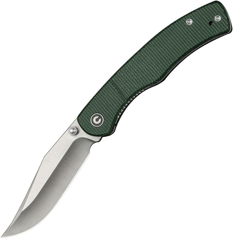 Civivi Clingman Linerlock Grn Mic Folding Knife [C23065-4]