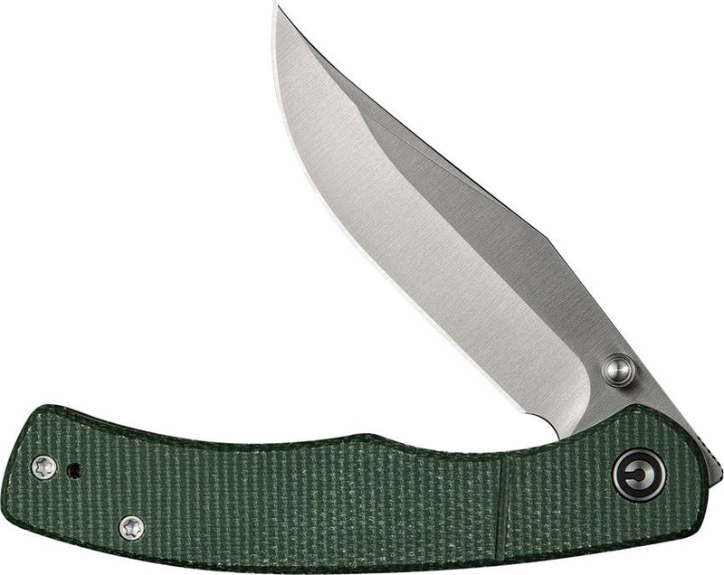 Civivi Clingman Linerlock Grn Mic Folding Knife [C23065-4]