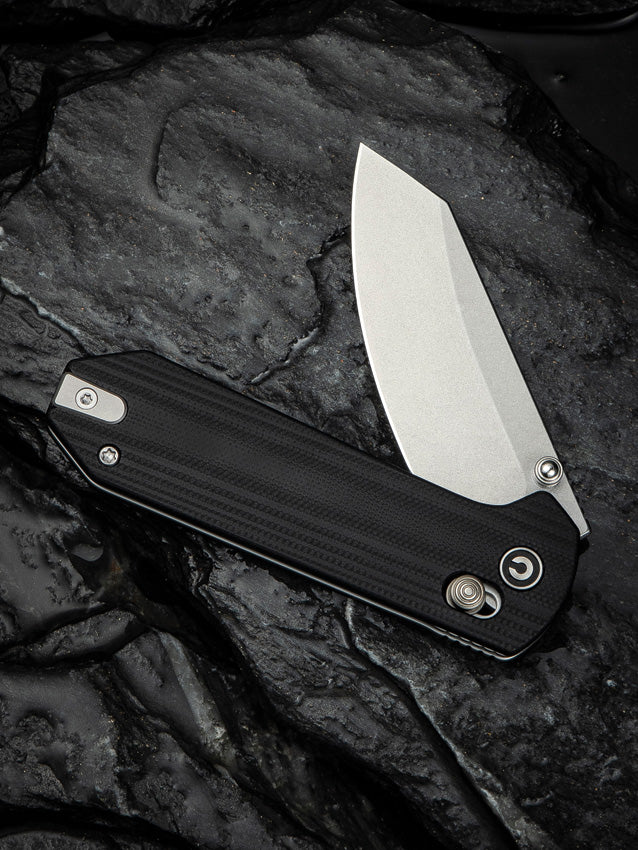 Civivi Yonder Black G10 (2.88" Stonewashed 14C28N) Folding Knife [C23073-1] - product view 7