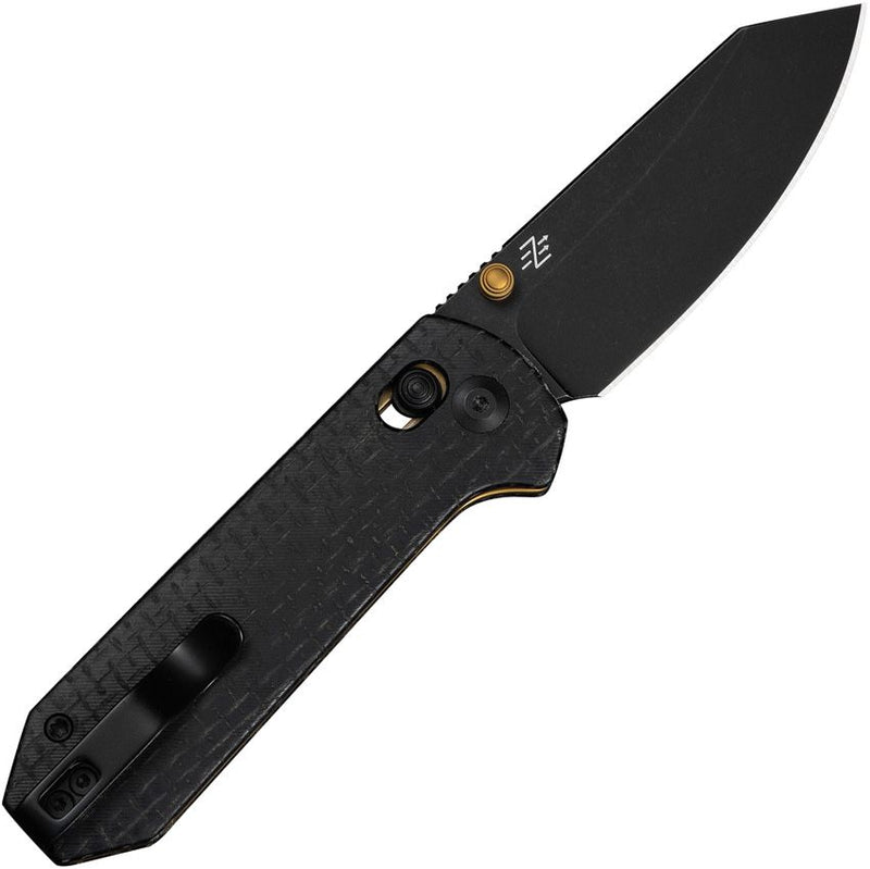 Civivi Yonder Crossbar Lock Blk Bur Folding Knife [C23073B-2]