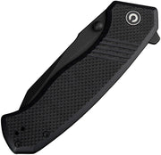 Civivi Placoid Black Coarse G10 (3.67" Black Stonewashed 14C28N) Folding Knife [C23079-1] - product view 6
