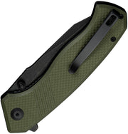 Civivi Placoid OD Green Coarse G10 (3.67" Black Stonewashed 14C28N) Folding Knife [C23079-3] - product view 2