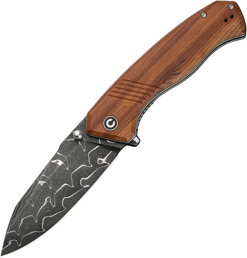 Civivi Placoid Linerlock Wood Folding Knife [C23079-DS1]