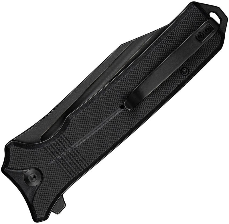 Civivi Neurohaptic Button Lock Black Folding Knife [C23080-1]