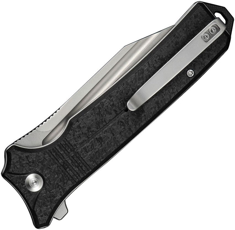 Civivi Neurohaptic Button Lock Blk SW Folding Knife [C23080-2]