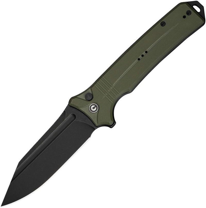 Civivi Neurohaptic Button Lock OD Folding Knife [C23080-3]
